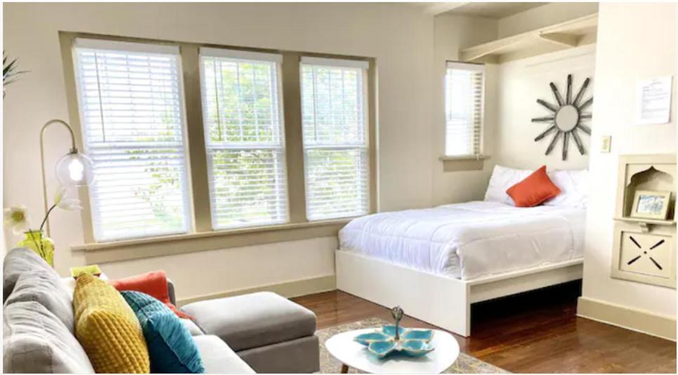 Bright Okc Midtown Studio-coolest Neighborhood Apartamento Oklahoma City